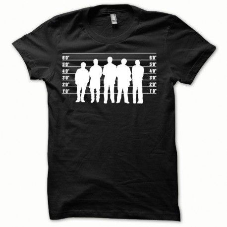 Shirt Usual Suspects blanc/noir pour homme et femme