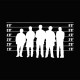 Shirt Usual Suspects blanc/noir pour homme et femme