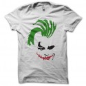 Shirt joker punk blanc pour homme et femme