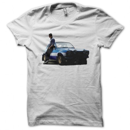 Shirt paul walker fast furious 6 blanc pour homme et femme