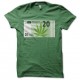 Shirt Ganja monnaie vert pour homme et femme