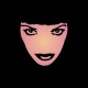 Shirt Nina Hagen visage en dégradé noir pour homme et femme