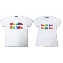 Shirt pour couple Ola bite ola bite C'est bon c'est bon - Pack homme et femme Blanc pour homme et femme