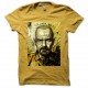 Shirt breaking bad walter white stencil jaune pour homme et femme