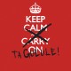 Shirt Keep calm - Ta Gueule ! rouge pour homme et femme