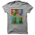 Shirt Ben Laden pop art gris pour homme et femme