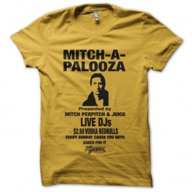 Shirt Retour à la fac Mitch-a-palooza jaune pour homme et femme