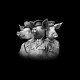Shirt Cochons de guerre noir pour homme et femme