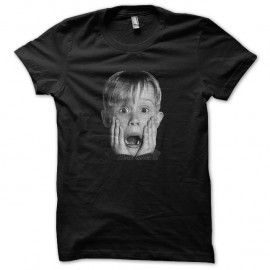 Shirt Kevin McCallister portrait en trame noir pour homme et femme