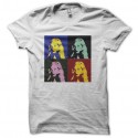 Shirt Amanda Seyfried portrait pop art blanc pour homme et femme
