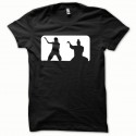 Shirt Kill Bill blanc/noir pour homme et femme