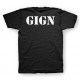 Shirt GIGN noir pour homme et femme