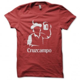 Shirt Cruzcampo rouge pour homme et femme