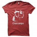 Shirt Cruzcampo rouge pour homme et femme