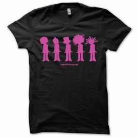 Shirt Jamiroquai rose/noir pour homme et femme