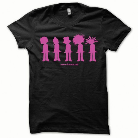 Shirt Jamiroquai rose/noir pour homme et femme