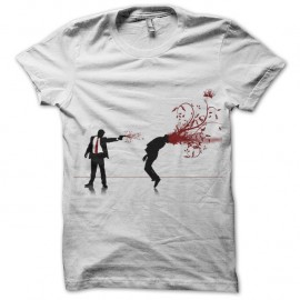 Shirt Headshot Blumen blanc pour homme et femme