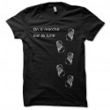 Shirt On a marché sur la lune noir pour homme et femme