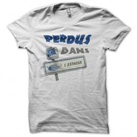 Shirt Perdus dans l'Estaque parodie Perdus dans l'espace blanc pour homme et femme