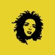 Shirt Lauryn Hill miseducation silhouette jaune pour homme et femme