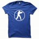 Shirt Counter Strike blanc/bleu royal pour homme et femme