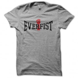 Shirt Ever Fist parodie Everlast gris pour homme et femme