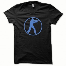 Shirt Counter Strike bleu/noir pour homme et femme