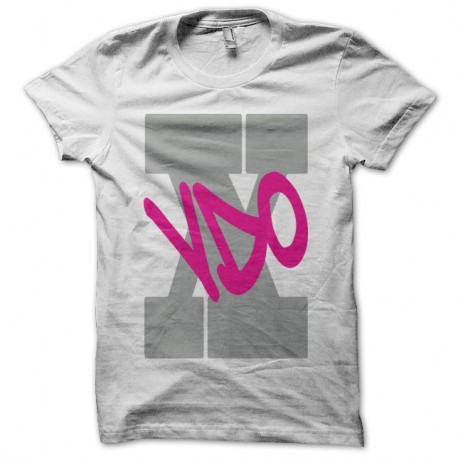 Shirt X vidéo blanc pour homme et femme