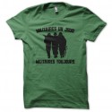 Shirt Militaires un jour militaires toujours vert pour homme et femme
