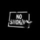 Shirt panneau No Smoking noir pour homme et femme