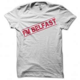 Shirt FM Belfast electro Islande blanc pour homme et femme