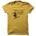 Shirt Les bronzés font du ski jaune pour homme et femme
