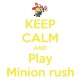 Shirt Minion Keep Calm blanc pour homme et femme