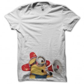 Shirt Minion Notice blanc pour homme et femme