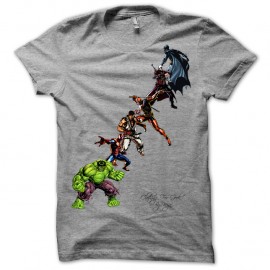 Tee-Shirt brochette de Comics blanc pour homme et femme