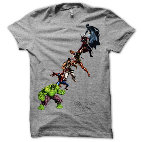 Tee-Shirt brochette de Comics blanc pour homme et femme
