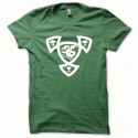 Shirt DAOC blanc/vert bouteille pour homme et femme