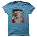 Shirt enfant cerf zombie turquoise pour homme et femme