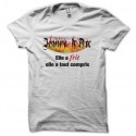Shirt Jeanne d'Arc elle a frit, elle a tout compris blanc pour homme et femme