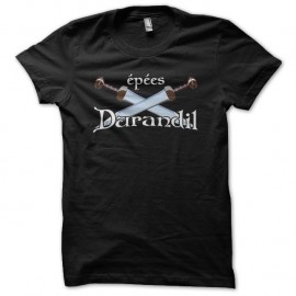 Shirt épées Durandil noir pour homme et femme