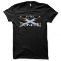 Shirt épées Durandil noir pour homme et femme