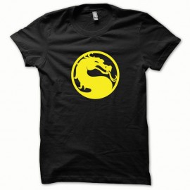 Shirt Mortal Kombat jaune/noir pour homme et femme