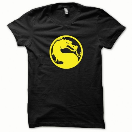 Shirt Mortal Kombat jaune/noir pour homme et femme