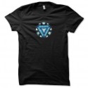 Shirt Iron Man 3 nouveau symbole Arc Réactor noir pour homme et femme