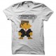 Shirt Casse-toi pauv'con 8 bits pixels blanc pour homme et femme