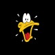 Shirt Daffy Duck visage noir pour homme et femme