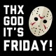 Shirt Thx god it's friday noir pour homme et femme