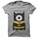 Shirt minion parodie bat man en gris pour homme et femme