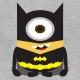 Shirt minion parodie bat man en gris pour homme et femme