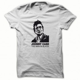 Shirt Johnny Cash noir/blanc pour homme et femme